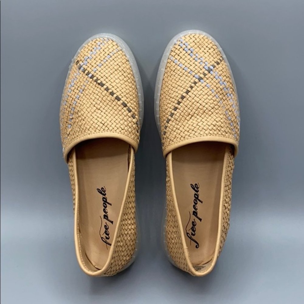 Free People Santorini Slip on Woven Sneakers Size: EU39 - Picture 6 of 9